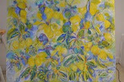 Sicilian Lemons 2026 Original Large Textured Oil Painting