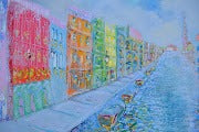Murano Venice – Panoramic Impressionist Cityscape