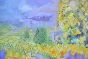 Tuscan Hills – Impressionist Landscape Painting