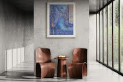 Venetian Blue Original Atmospheric Oil Painting