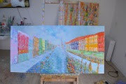 Murano Venice – Panoramic Impressionist Cityscape
