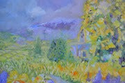 Tuscan Hills – Impressionist Landscape Painting