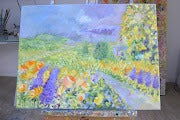 Tuscan Hills – Impressionist Landscape Painting