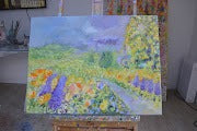 Tuscan Hills – Impressionist Landscape Painting