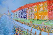 Murano Venice – Panoramic Impressionist Cityscape