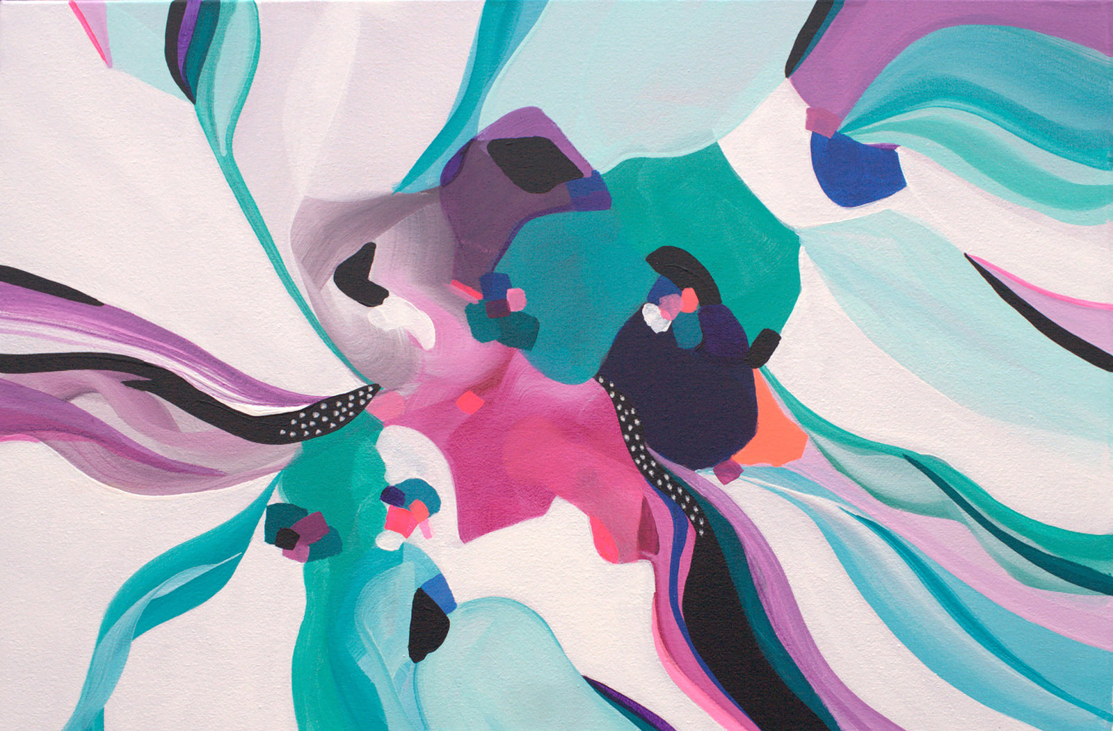 A Whole New World Abstract Acrylic Painting