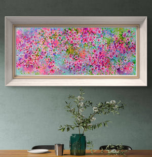 Sakura Cherry Blossom Painting Large Floral Canvas Art