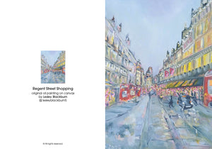 Art Greeting Cards - Rectangle Designs