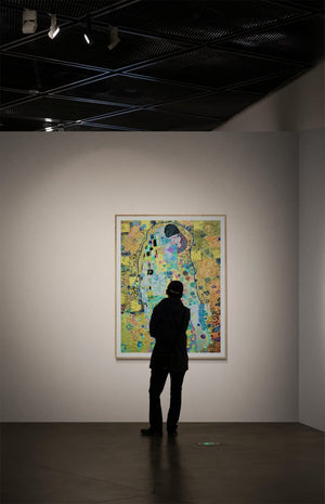 The Kiss by Lesley Blackburn (Original Painting)