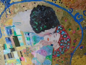 The Kiss by Lesley Blackburn (Original Painting)