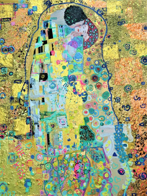 The Kiss by Lesley Blackburn (Original Painting)