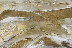 Golden Waves (2025) Acrylic painting by Edelgard Schroer