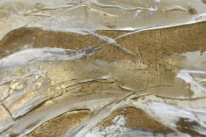 Golden Waves (2025) Acrylic painting by Edelgard Schroer