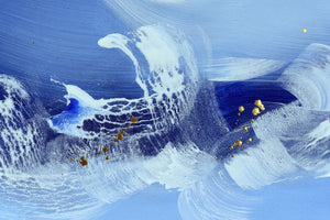 Azure Flow 2025 Acrylic painting by Edelgard Schroer