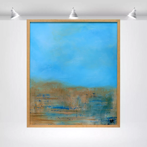 Quiet Horizon (2025) Acrylic painting by Edelgard Schroer