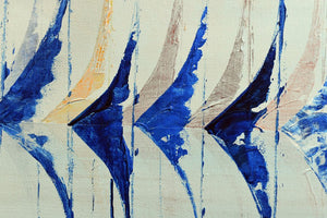 Sailing Rhythm 2025 Acrylic Painting by Edelgard Schroer