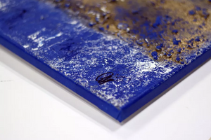 Silent Gilding (2026) Acrylic painting by Edelgard Schroer