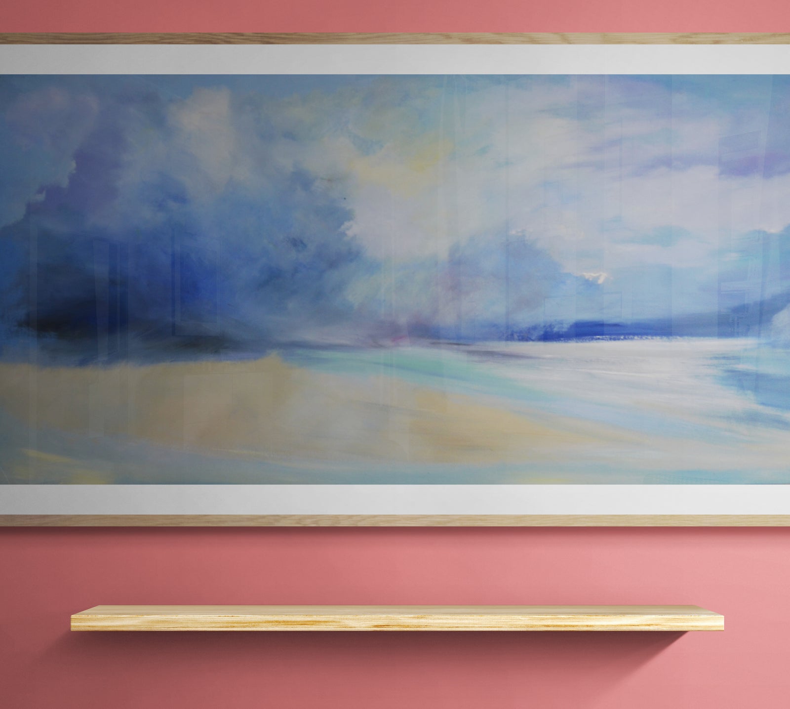 Fisherman’s Cove Original Atmospheric Seascape Painting