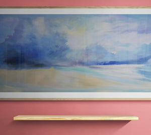 Fisherman’s Cove Original Atmospheric Seascape Painting