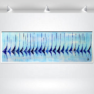 Ocean Harmony 2025 Acrylic painting by Edelgard Schroer