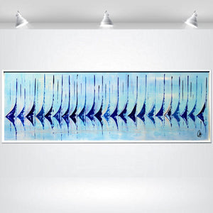 Ocean Harmony 2025 Acrylic painting by Edelgard Schroer