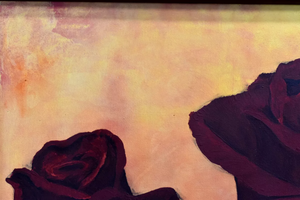 Crimson Grace (2025) Acrylic painting by Edelgard Schroer