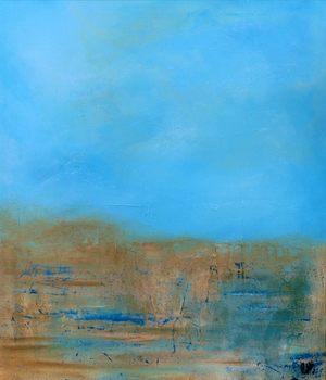 Quiet Horizon (2025) Acrylic painting by Edelgard Schroer