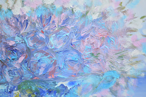 Blue Roses by Lesley Blackburn