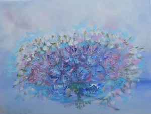 Blue Roses by Lesley Blackburn