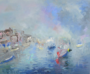 Brixham Harbour – Impressionist Seascape Painting