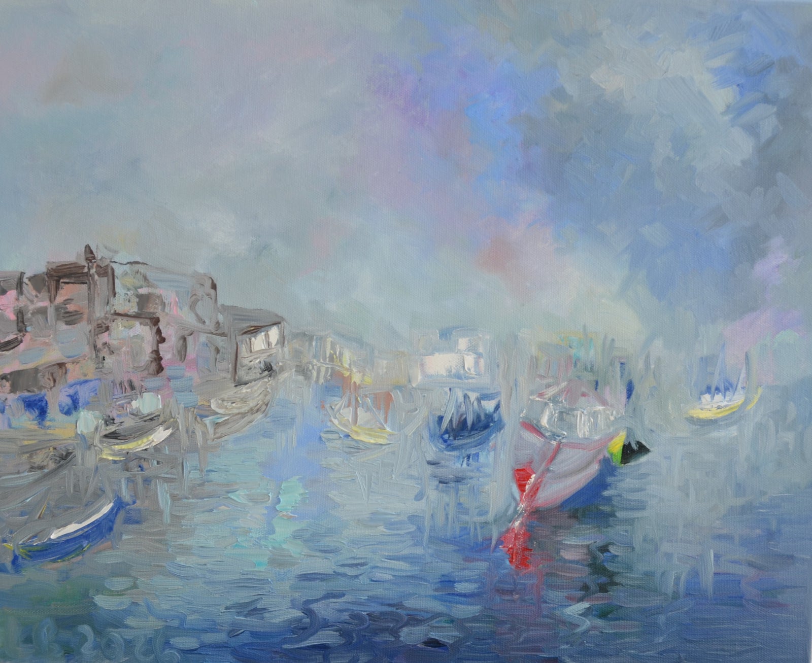 Brixham Harbour – Impressionist Seascape Painting
