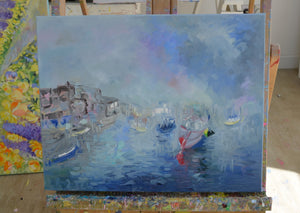 Brixham Harbour – Impressionist Seascape Painting
