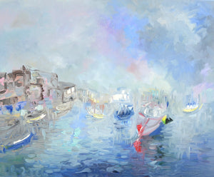 Brixham Harbour – Impressionist Seascape Painting