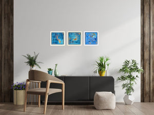 Traces of Gold (2025) Acrylic painting by Edelgard Schroer