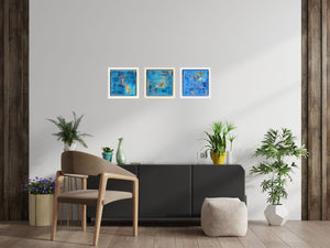 Traces of Gold (2025) Acrylic painting by Edelgard Schroer