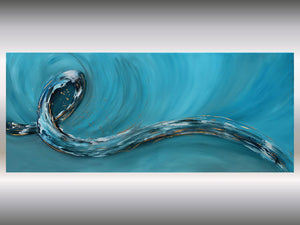 Ocean Loop (2025) Acrylic painting by Edelgard Schroer