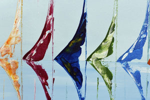 Sailing Symphony (2025) Acrylic painting by Edelgard Schroer