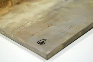 Golden Echoes (2025) Acrylic painting by Edelgard Schroer