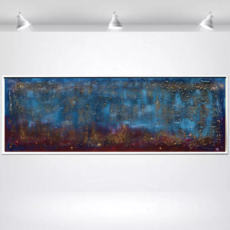 Midnight Ember (2025) Acrylic painting by Edelgard Schroer