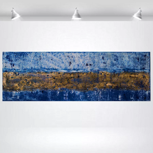 Silent Gilding (2026) Acrylic painting by Edelgard Schroer