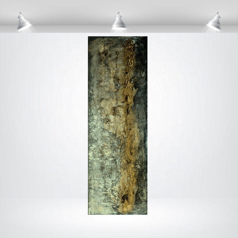 Veins of Time (2026) Acrylic painting by Edelgard Schroer