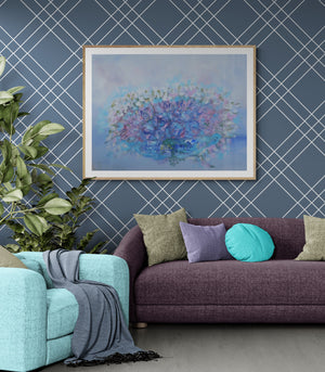 Blue Roses by Lesley Blackburn
