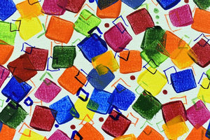 Dancing Pixels 2025 Acrylic Painting by Edelgard Schroer