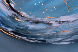 Ocean Loop (2025) Acrylic painting by Edelgard Schroer