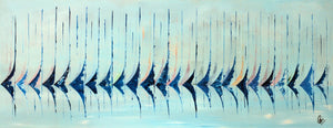 Sailing Rhythm 2025 Acrylic Painting by Edelgard Schroer