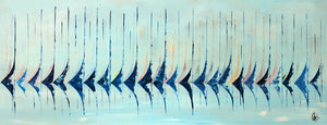 Sailing Rhythm 2025 Acrylic Painting by Edelgard Schroer