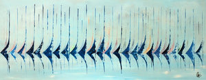 Sailing Rhythm 2025 Acrylic Painting by Edelgard Schroer
