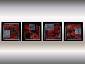 Metallic Echoes (2025) Acrylic painting by Edelgard Schroer