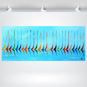 Sailing Symphony (2025) Acrylic painting by Edelgard Schroer