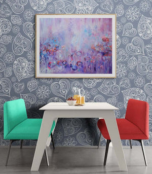 Sweet Mallows Original Oil Painting Lesley Blackburn